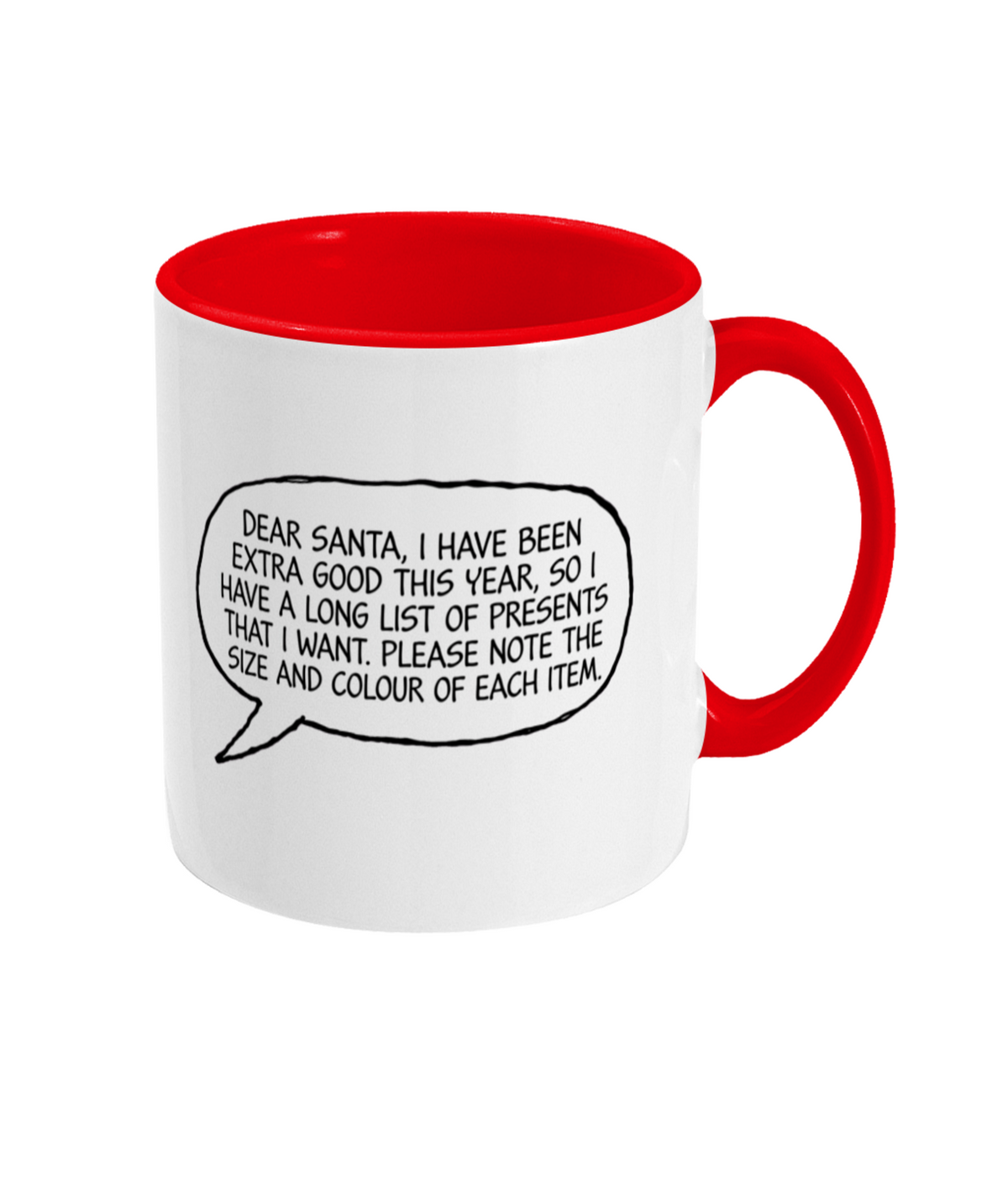 A Charlie Brown Christmas Dear Santa Mug