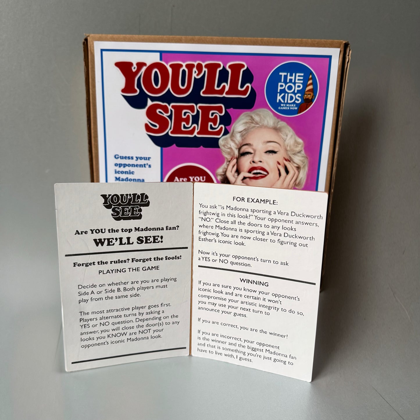 You'll See: The Madonna Guessing game by The Pop Kids