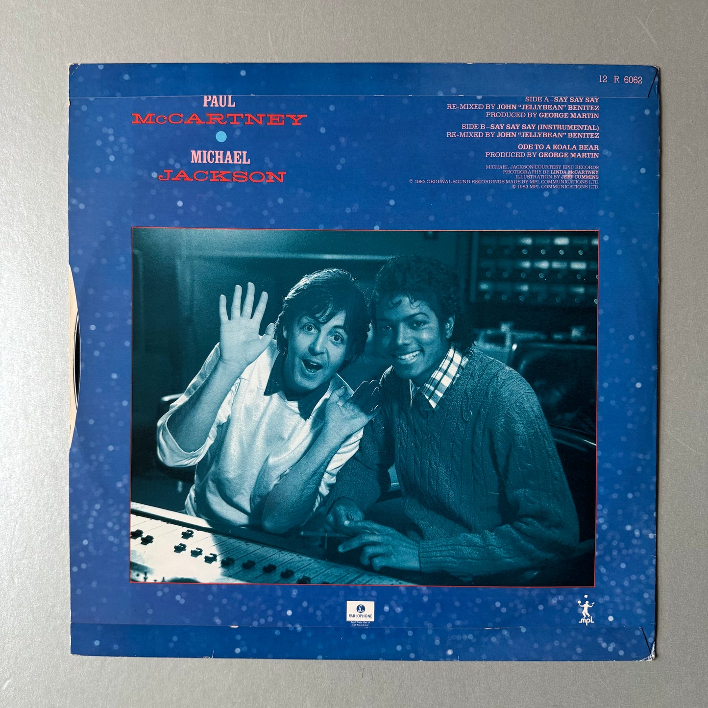 Paul McCartney & Michael Jackson Say Say Say UK 12” single
