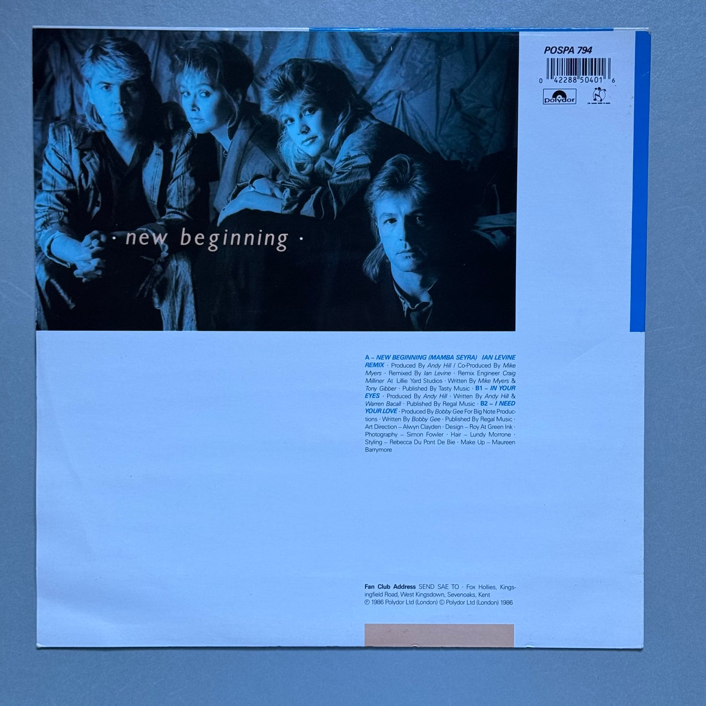 Bucks Fizz New Beginning (New Ian Levine Remix) UK 12" single