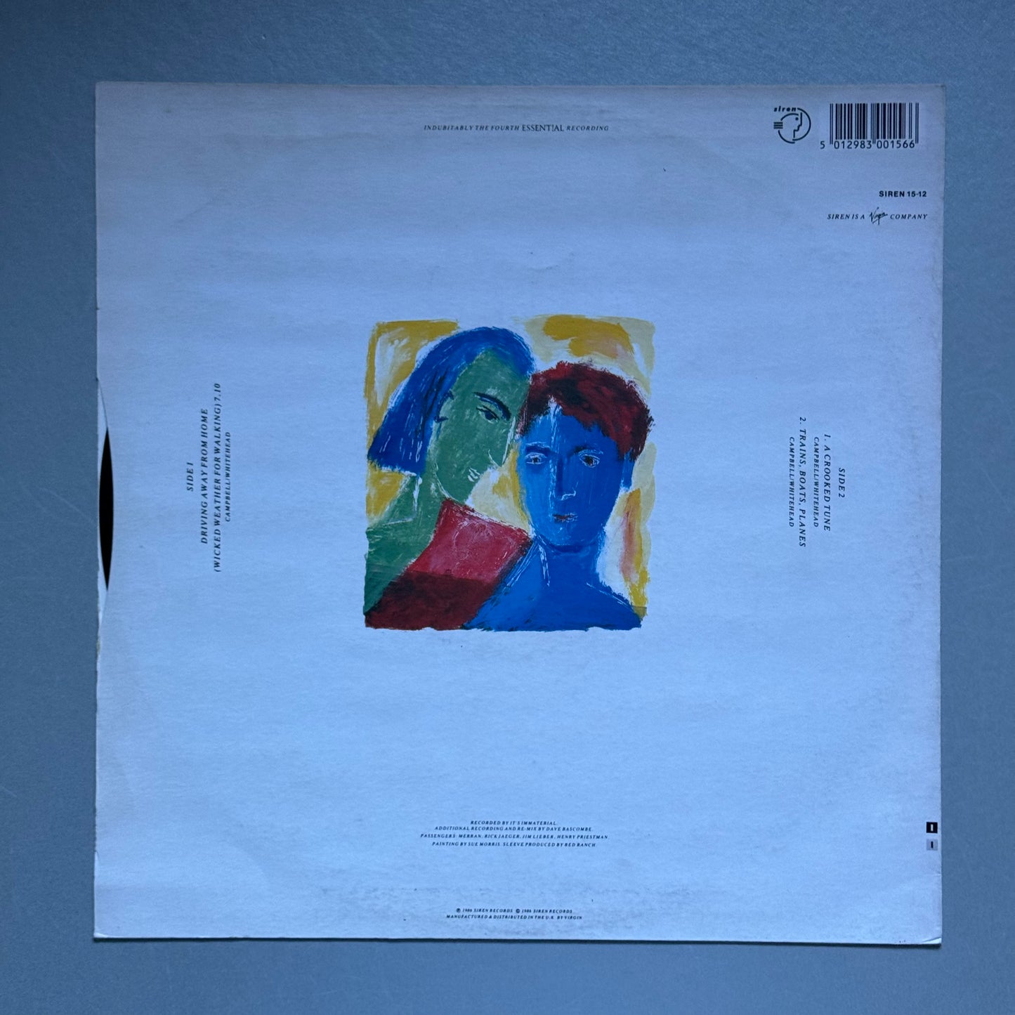 It's Immaterial Driving Away From Home UK 12" single