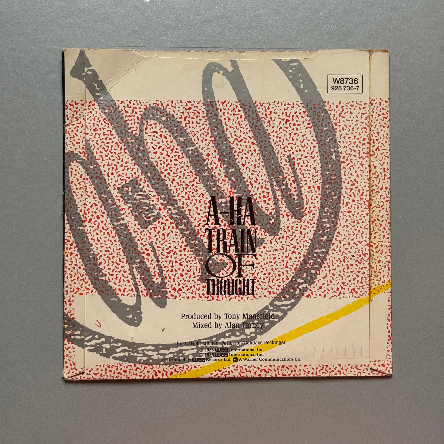 A-ha Train of Thought UK 7” single