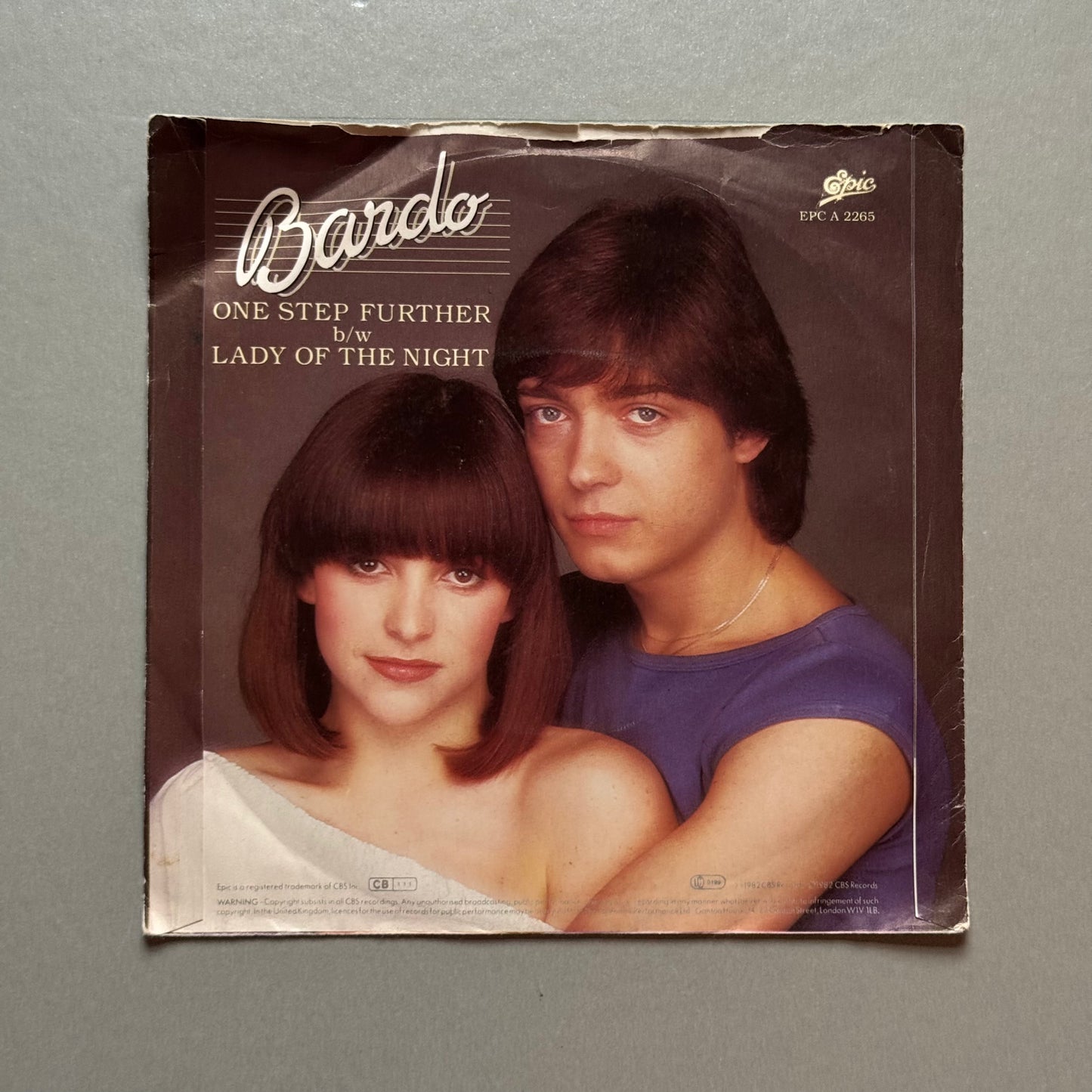 Bardo One Step Further UK 7” single