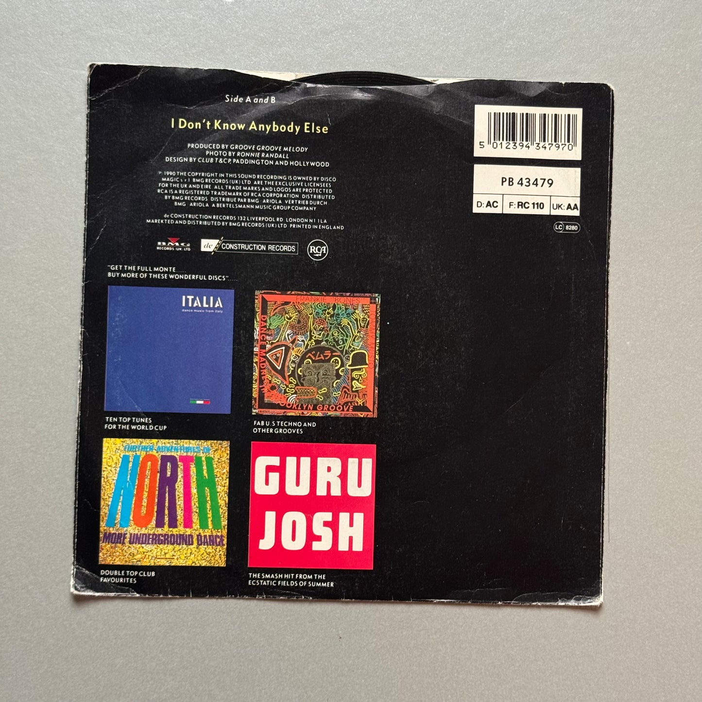 Black Box I Don’t Know Anybody Else UK 7” single