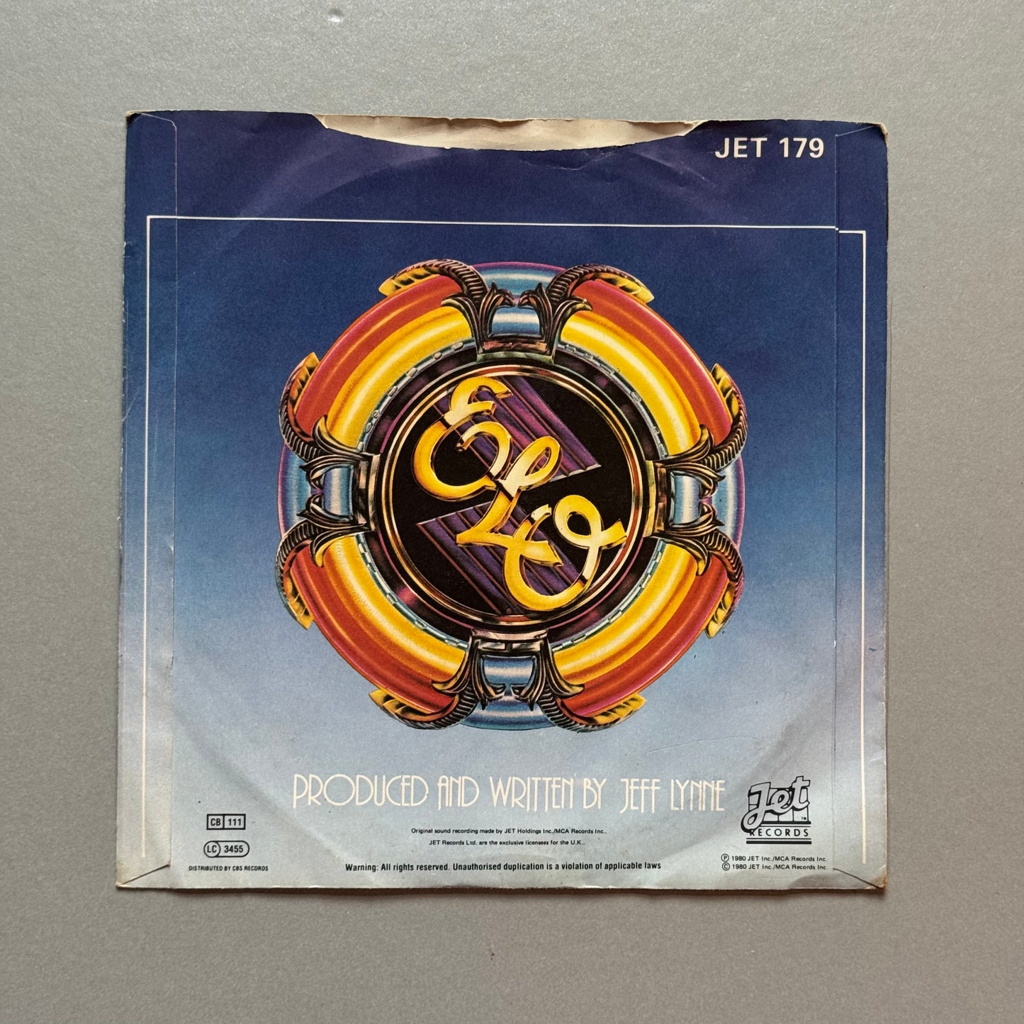 Electric Light Orchestra I’m Alive UK 7” single
