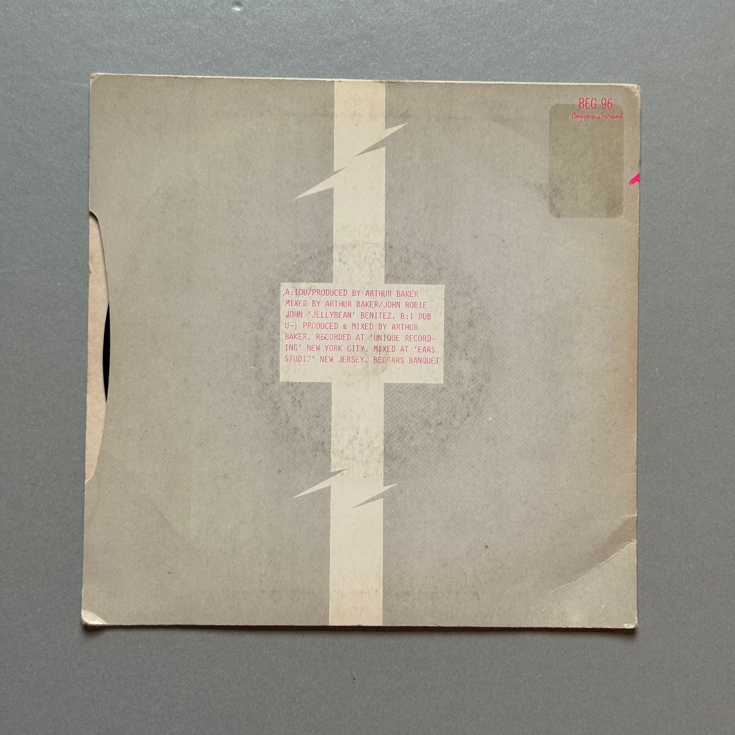 Freeze I O U UK 7” single