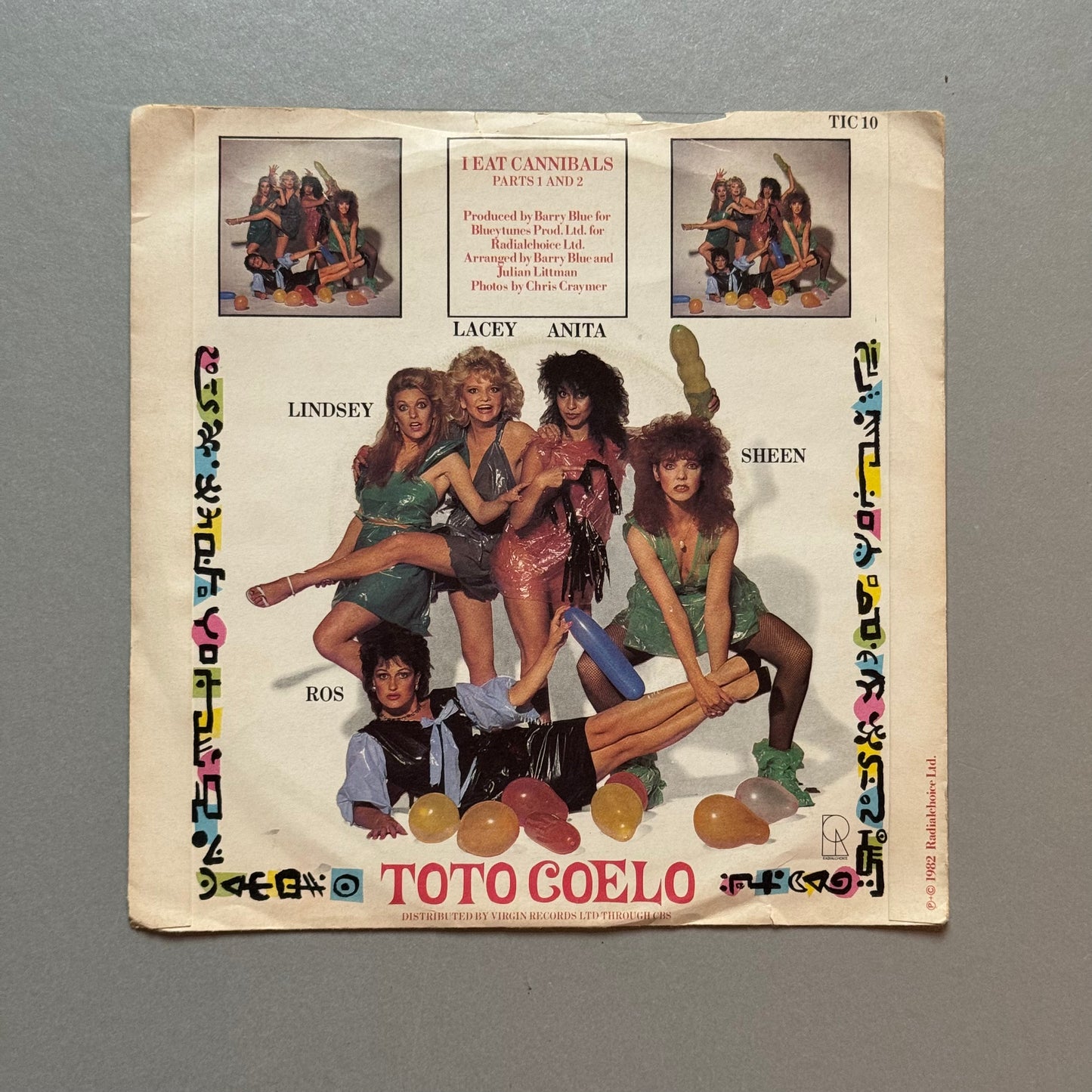 Toto Coelo I Eat Cannibals UK 7” single