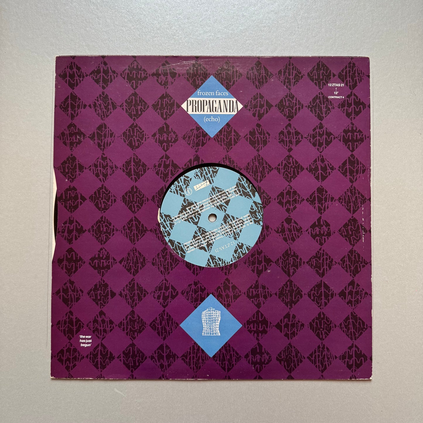 Propaganda P:Machinery (The Beta Wraparound) UK 12" single