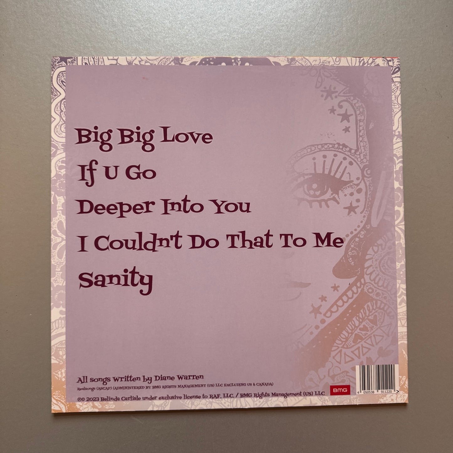 Belinda Carlisle Kismet UK vinyl EP