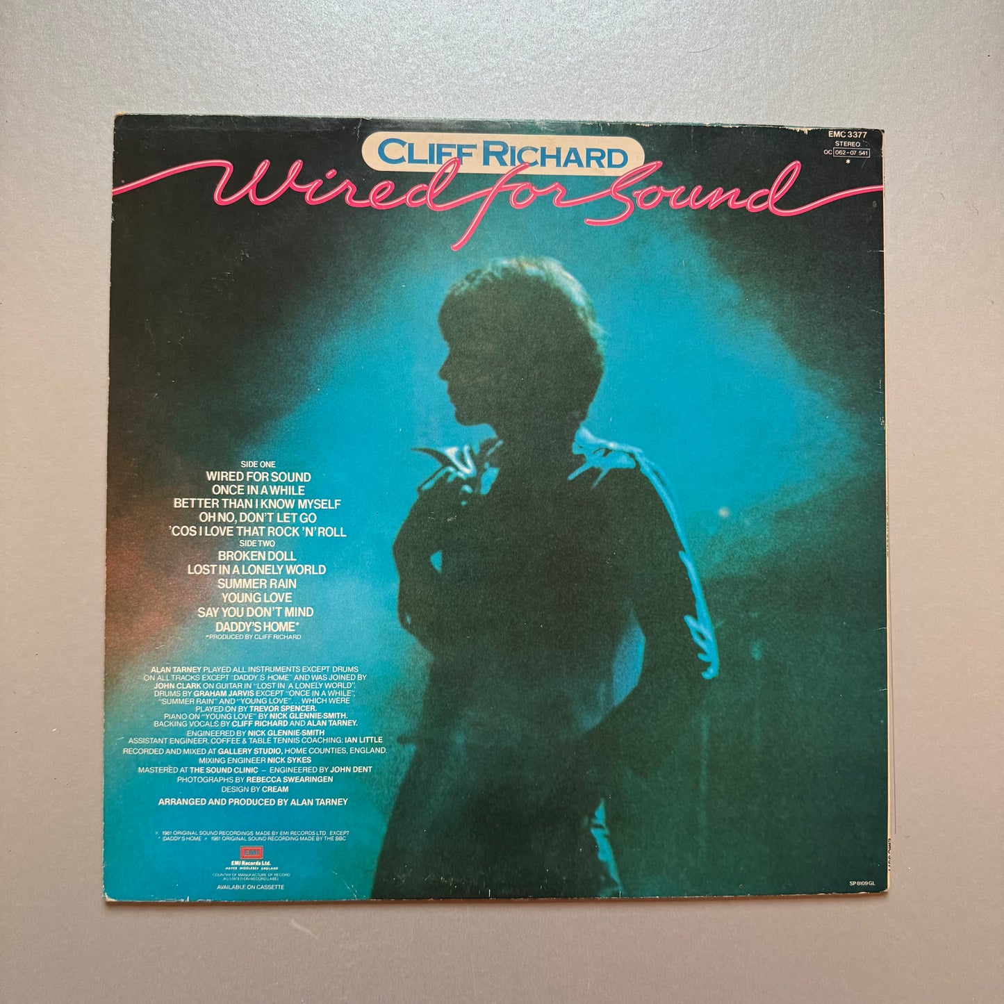 Cliff Richard Wired for Sound UK vinyl LP