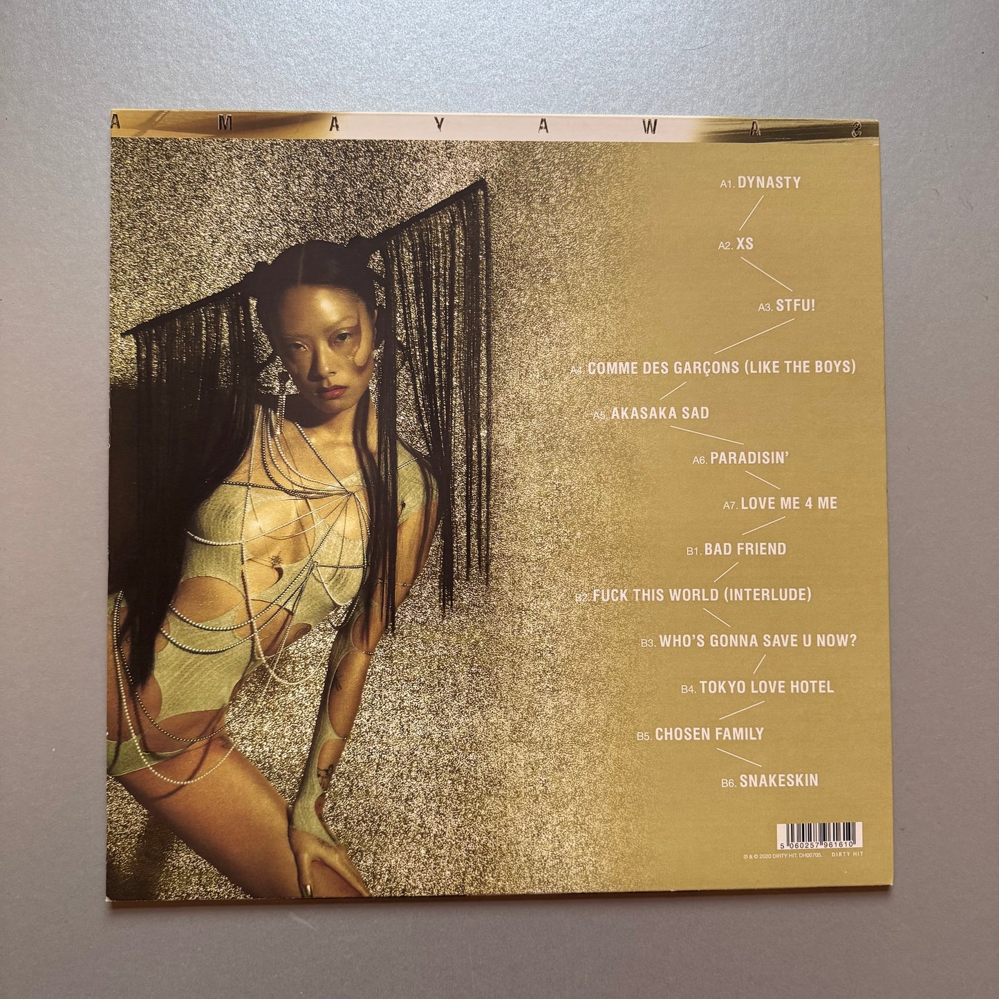Rina Sawayama Sawayama UK gold vinyl LP