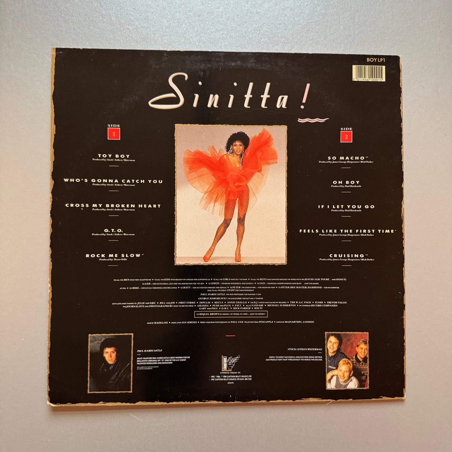 Sinitta Sinitta UK vinyl LP