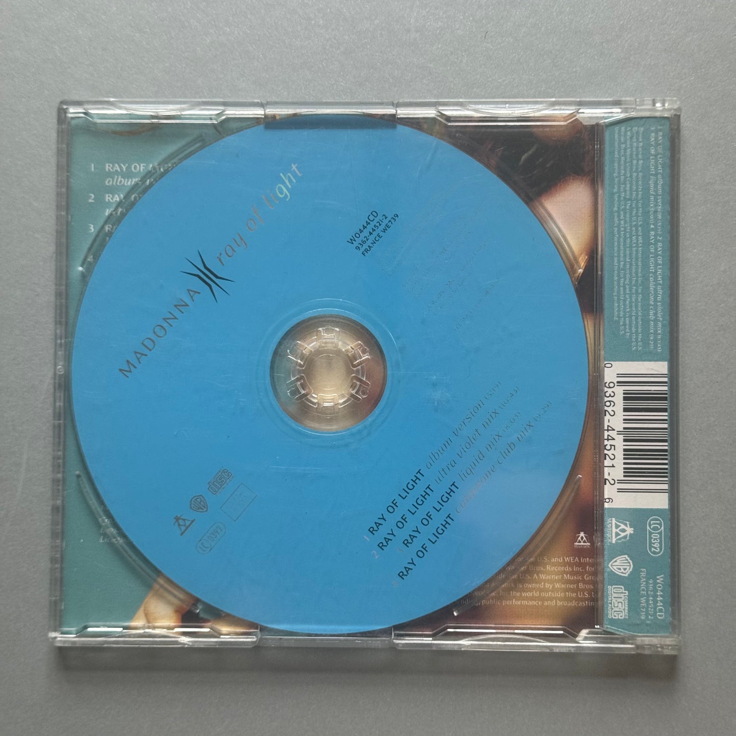 Madonna Ray of Light UK CD single