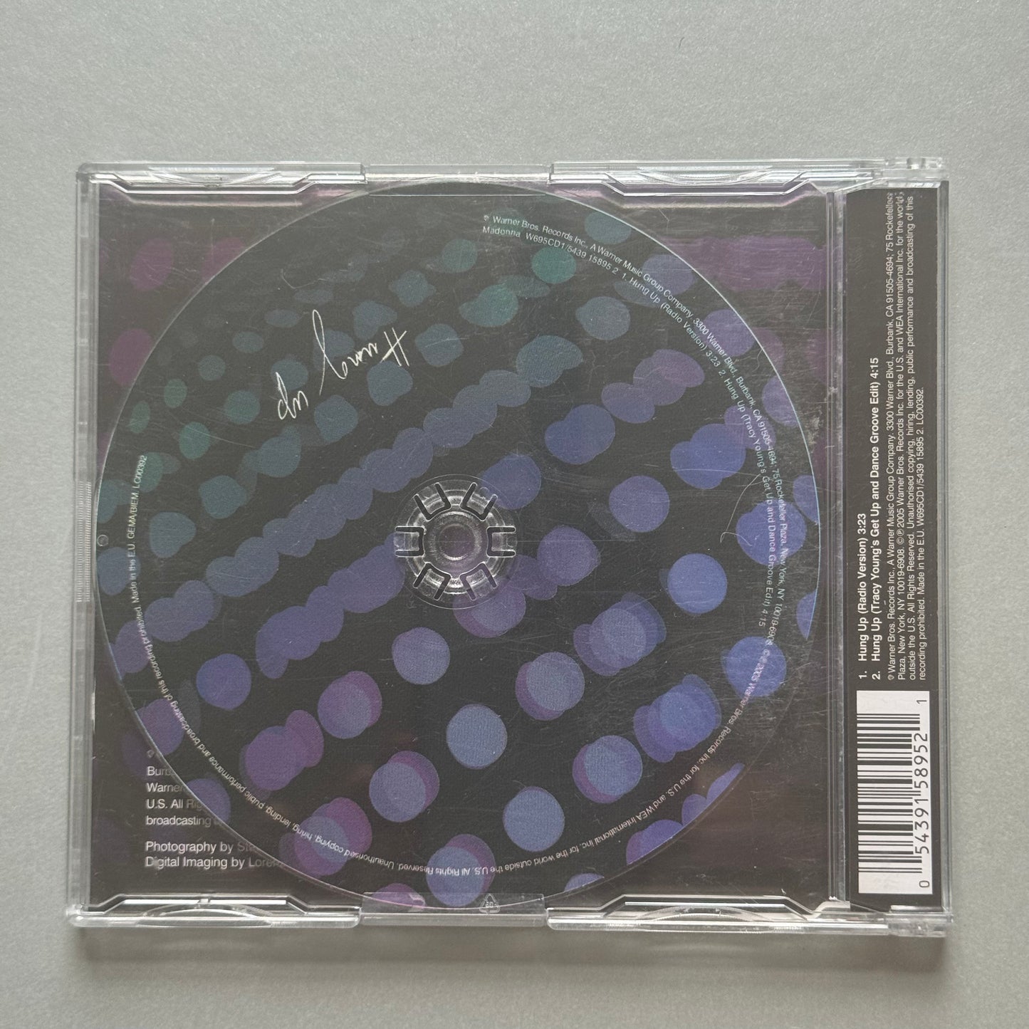 Madonna Hung Up UK CD single