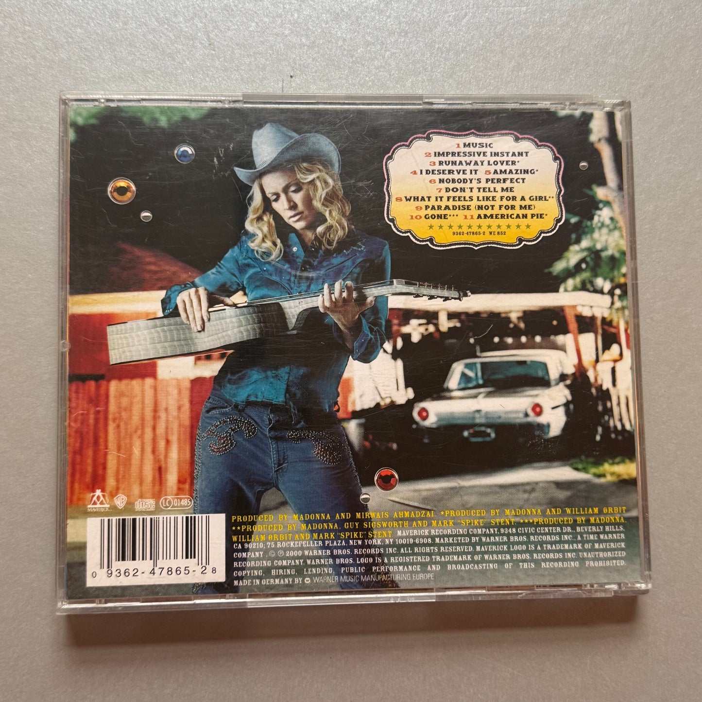 Madonna Music UK CD