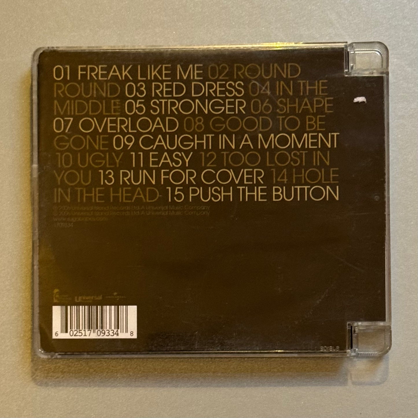 Sugababes Overloaded: The Singles Collection UK CD