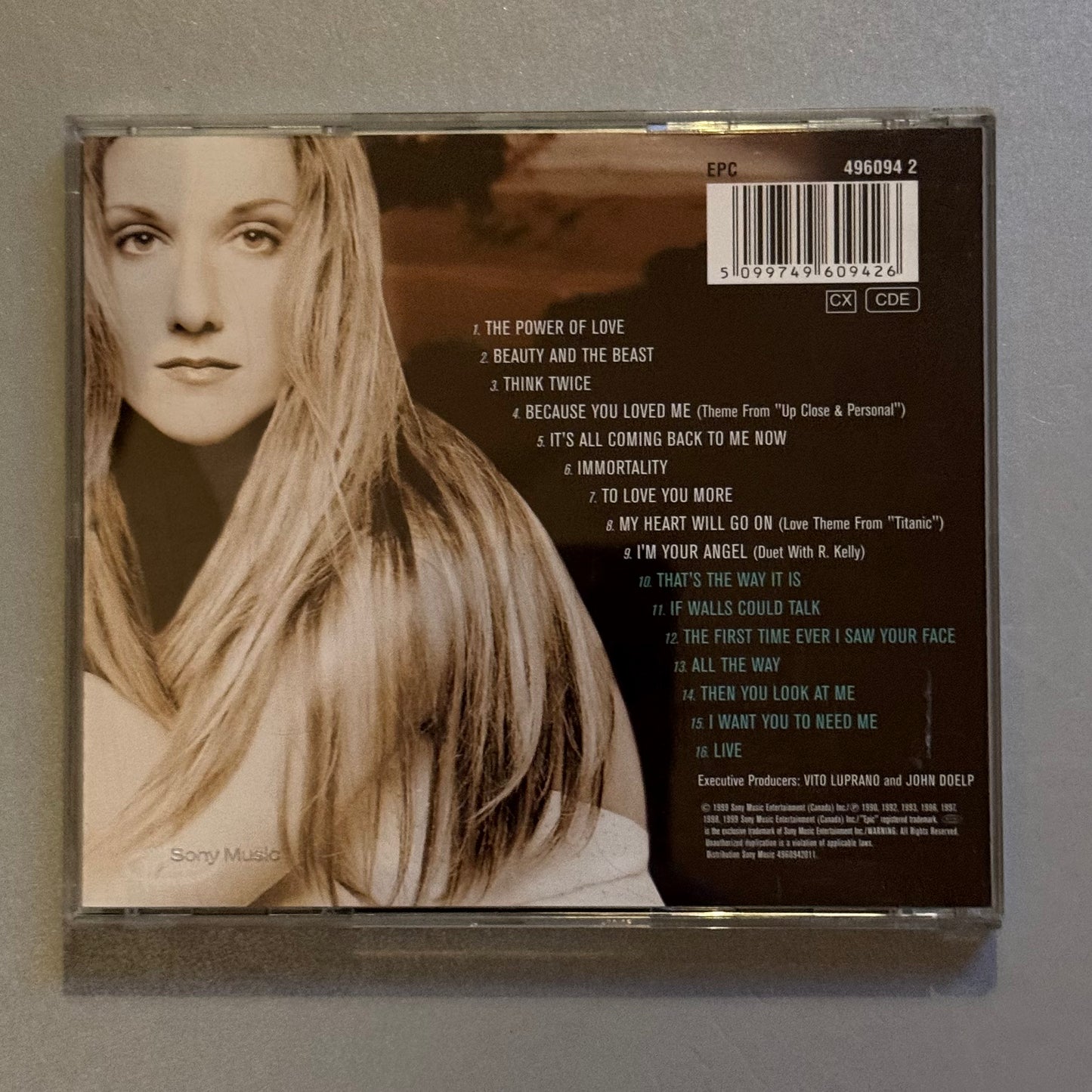 Celine Dion All The Way a Decade of Song UK CD