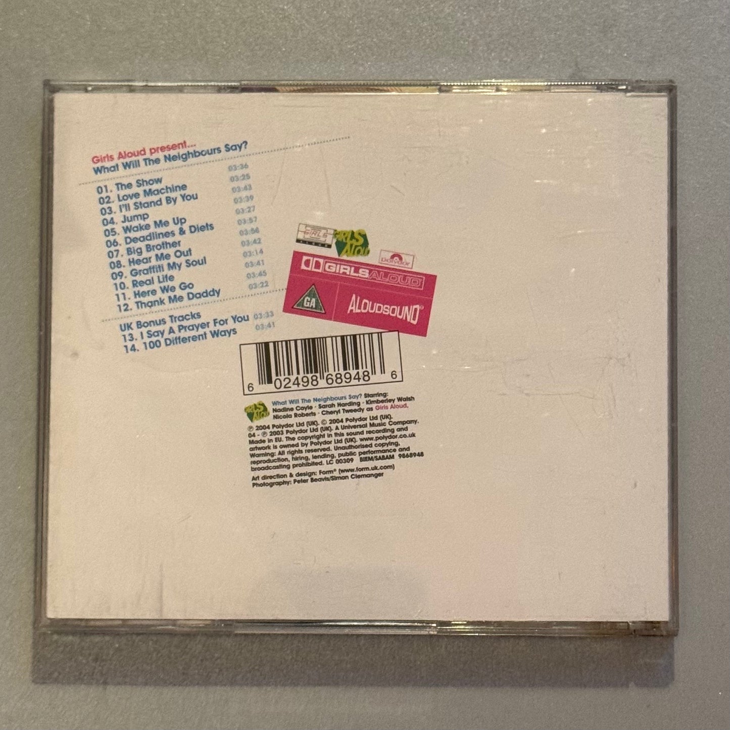 Girls Aloud What Will the Neighbours Say? UK CD