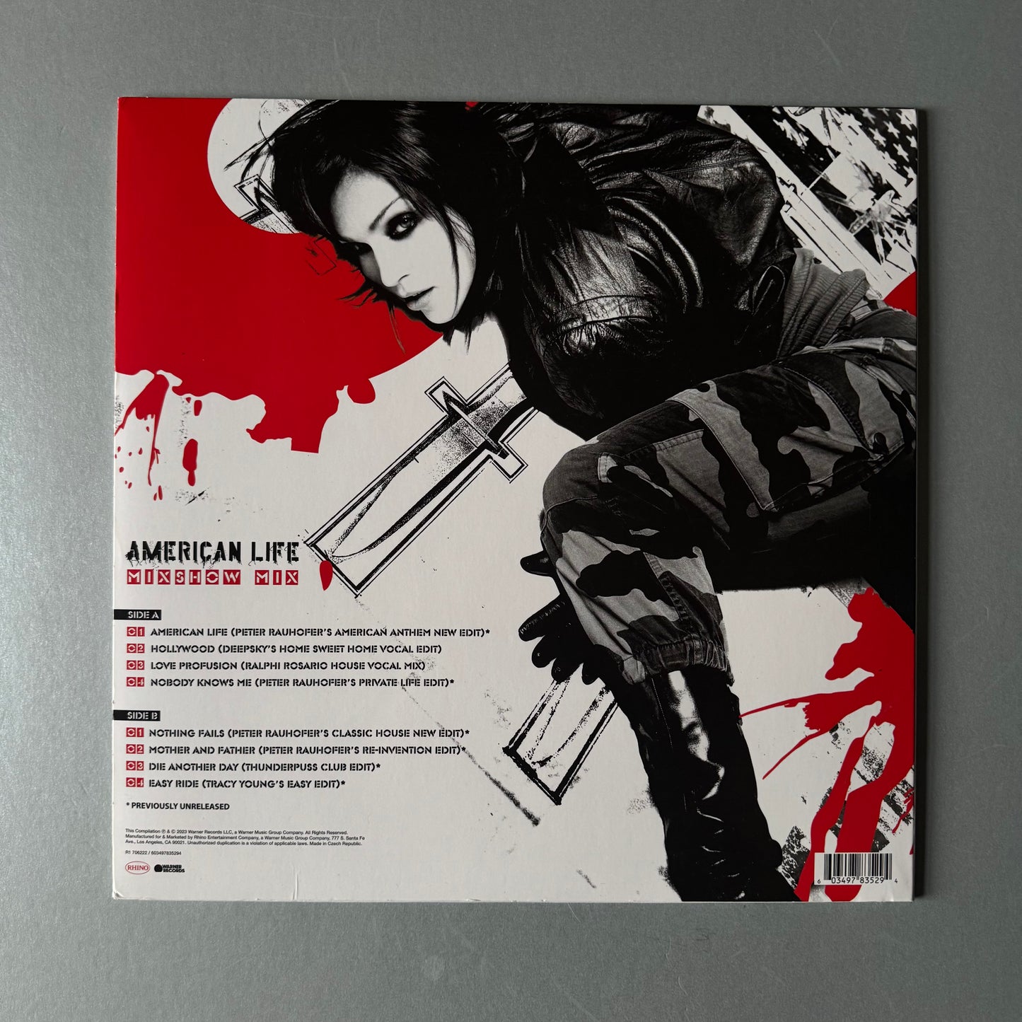 Madonna American Life Mixshow Mix UK vinyl RSD LP