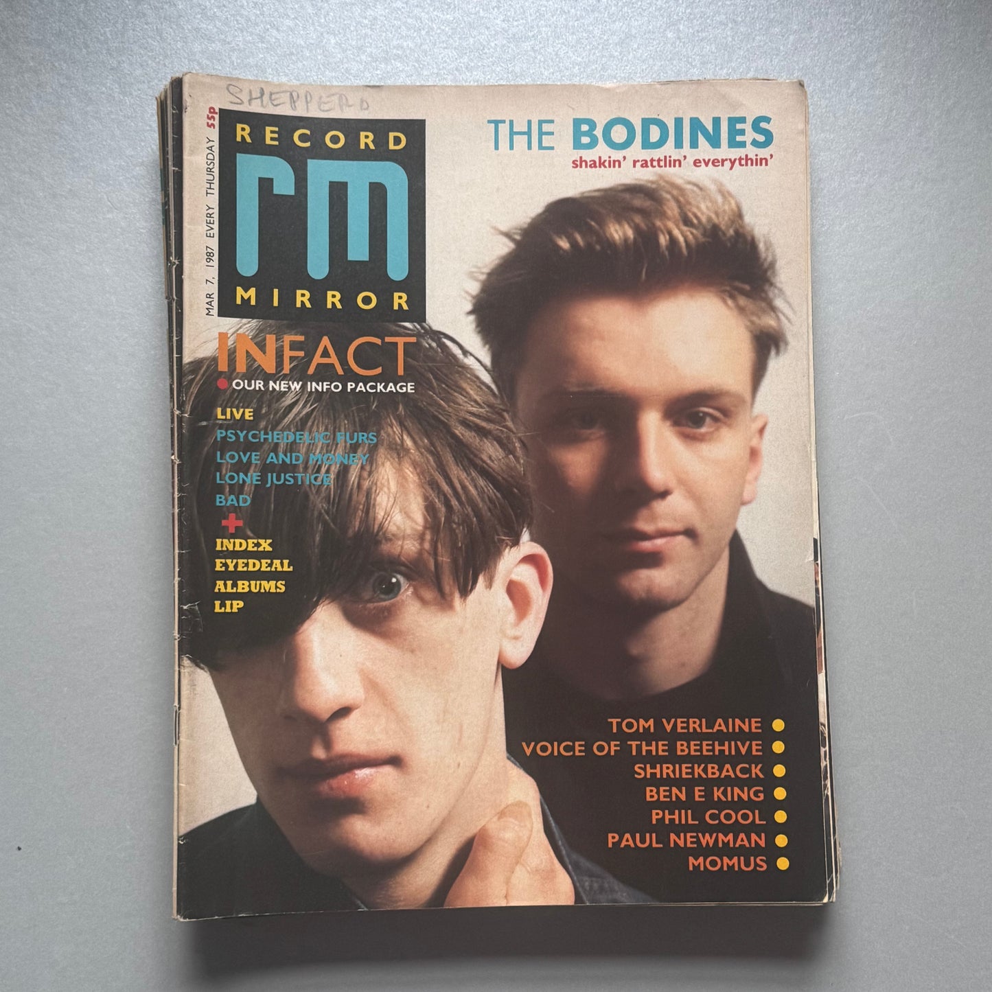 Record Mirror Mar 7 1987
