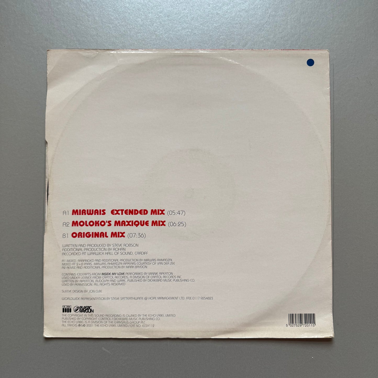 Jean Jacques Smoothie 2 People UK 12" single