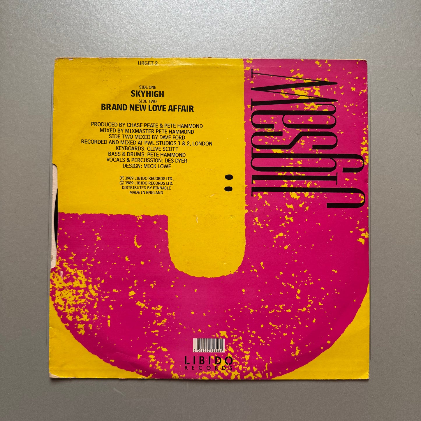 Jigsaw Sky High UK 12" single