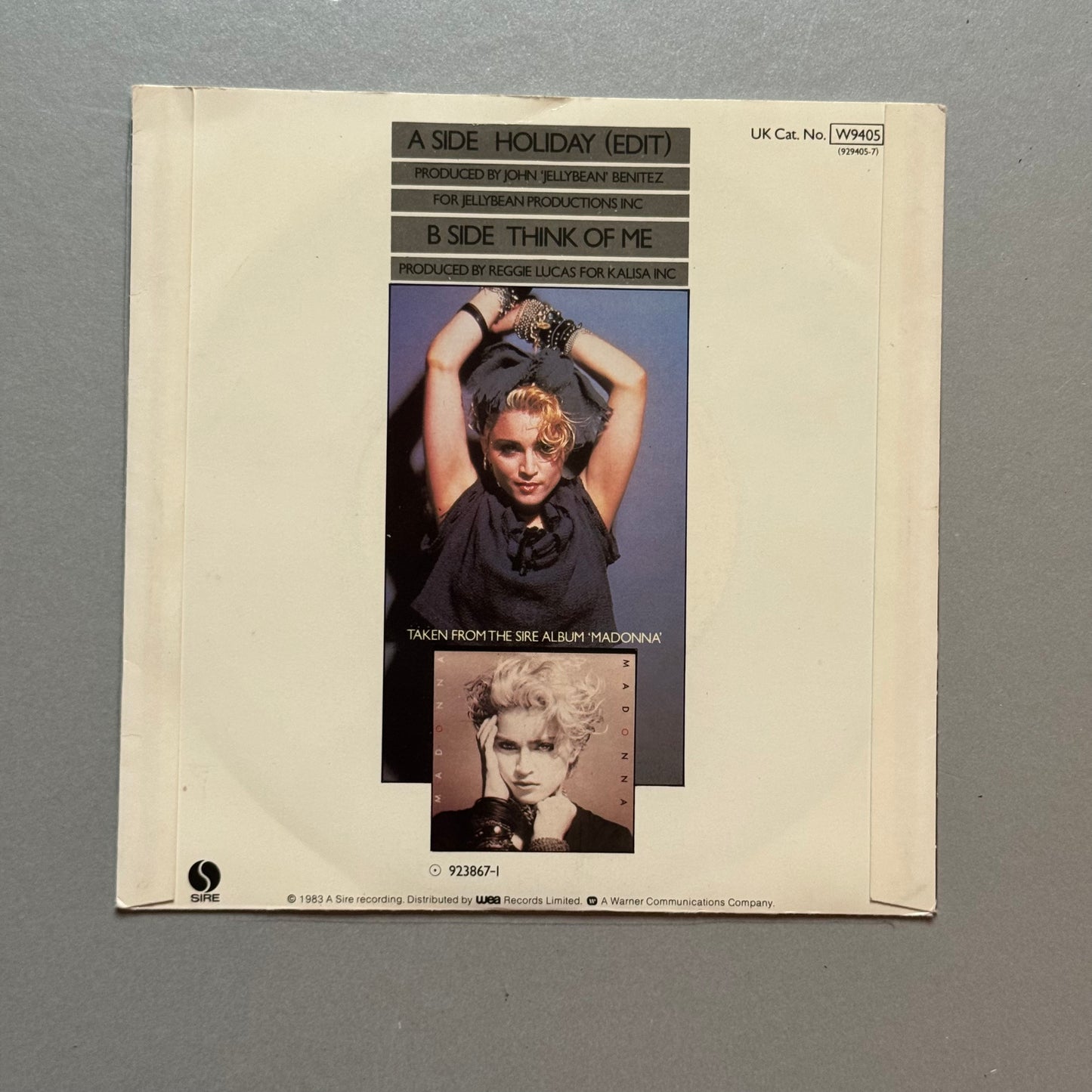 Madonna Holiday UK 7” single