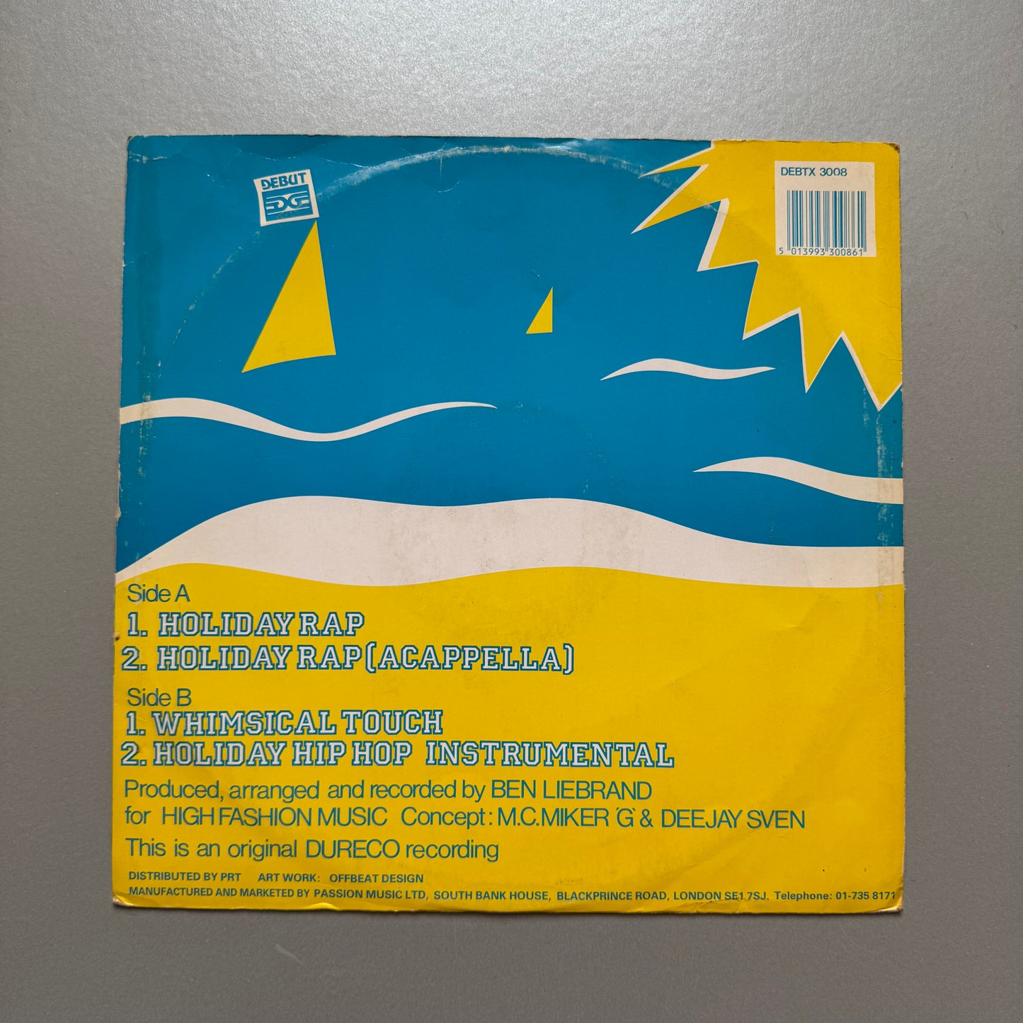 M.C. Mike G And Deejay Sven Holiday Rap UK 12" single