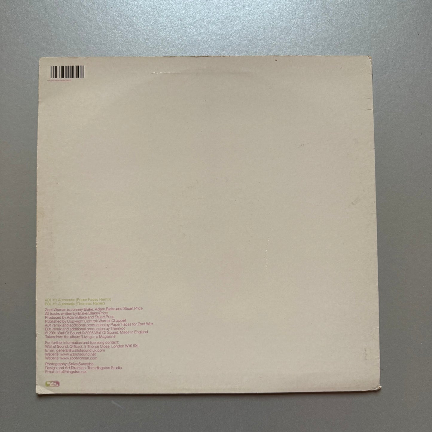Zoot Woman It’s Automatic UK 12" single