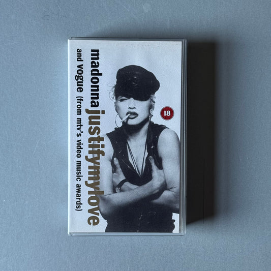 Madonna Justify My Love / Vogue MTV Awards UK VHS single