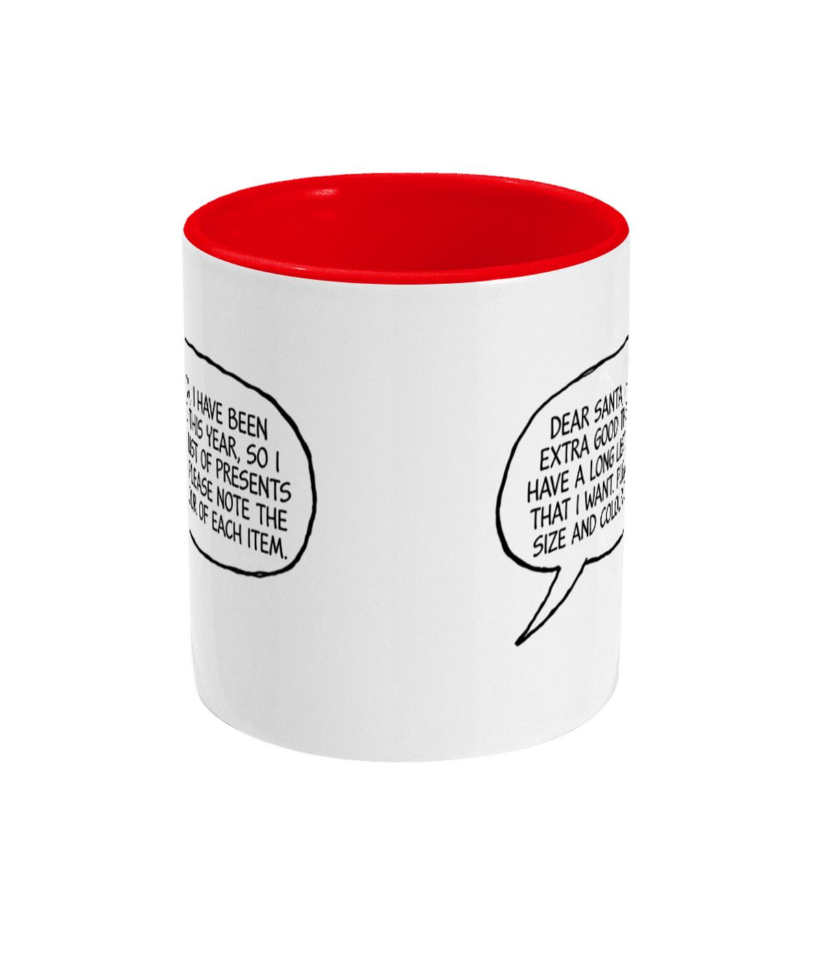 A Charlie Brown Christmas Dear Santa Mug