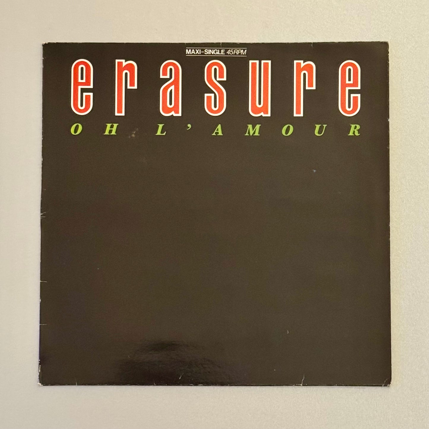 Erasure Oh L’amour German 12” Maxi single