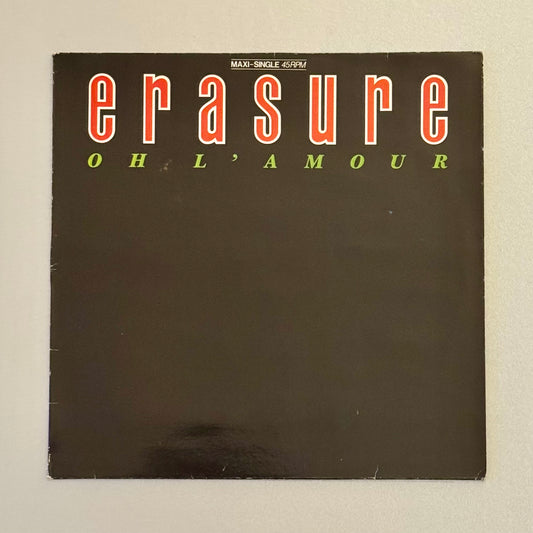 Erasure Oh L’amour German 12” Maxi single