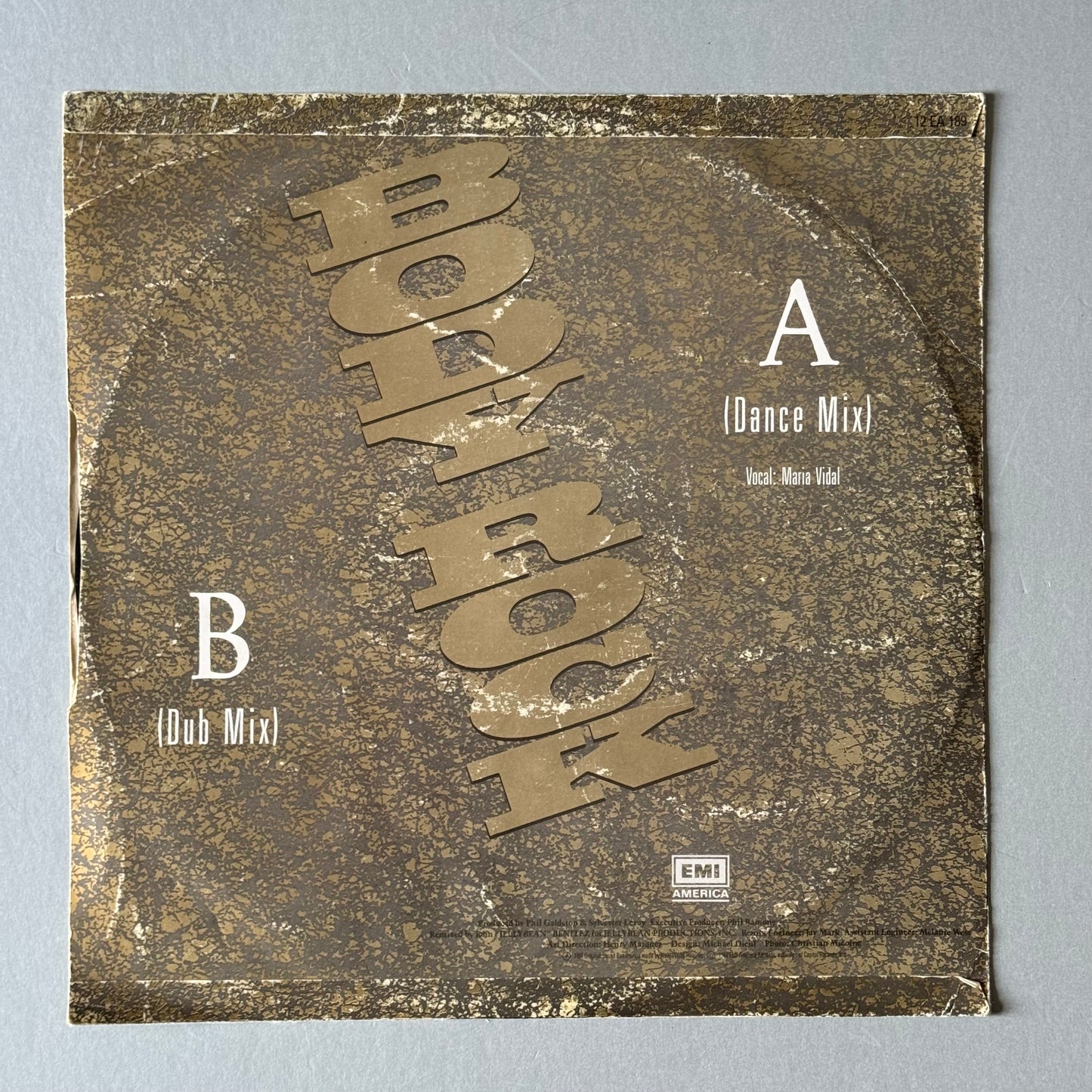 Maria Vidal Body Rock UK 12” single