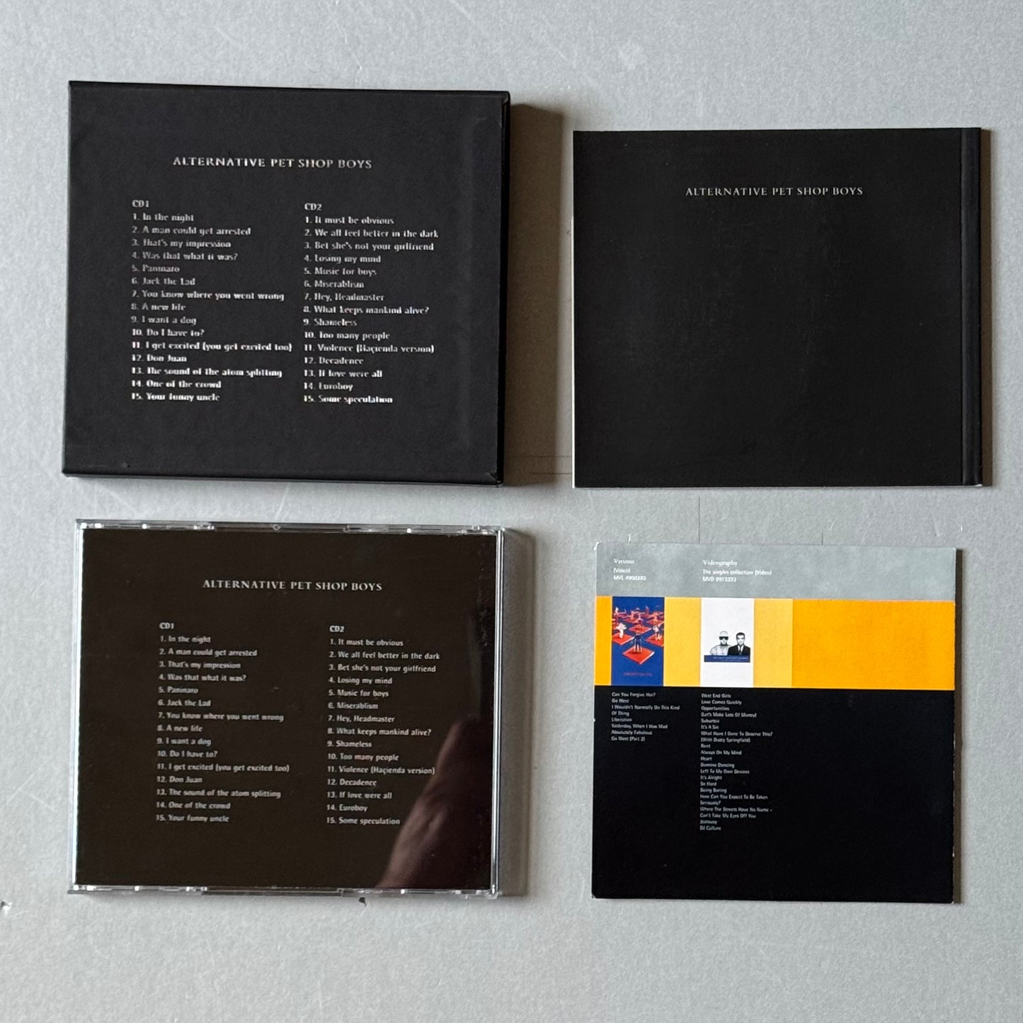 Alternative Pet Shop Boys UK 1995 Limited Edition Lenticular Box Set 2CD
