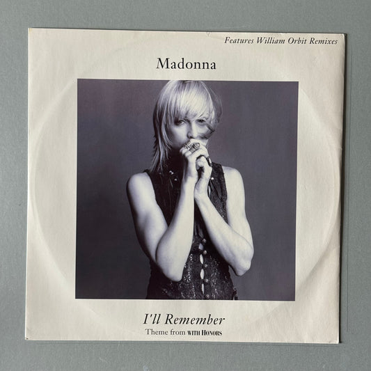 Madonna I’ll Remember (Theme from With Honors) UK 12” single