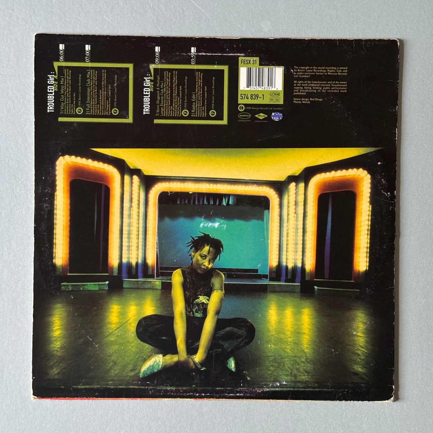 Karen Ramirez Troubled Girl UK 12” single