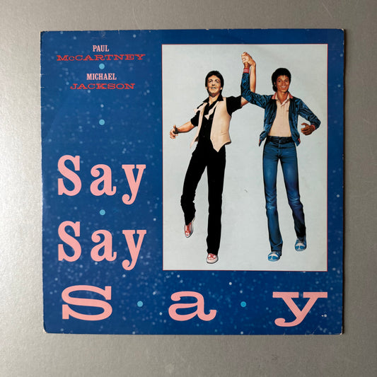 Paul McCartney & Michael Jackson Say Say Say UK 12” single
