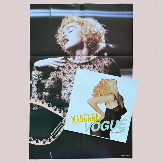 Madonna Vogue UK 12” single with poster