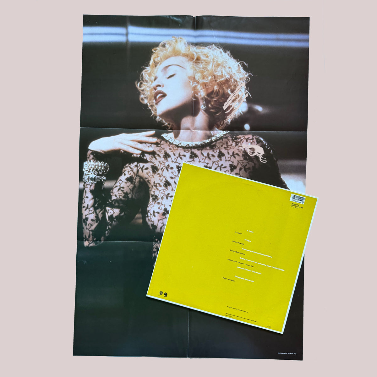 Madonna Vogue UK 12” single with poster
