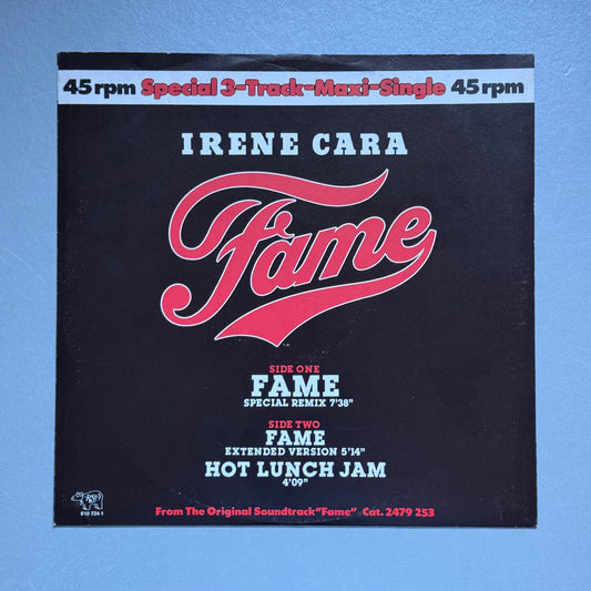 Irene Cara Fame (Special Remix) Netherlands 12" single