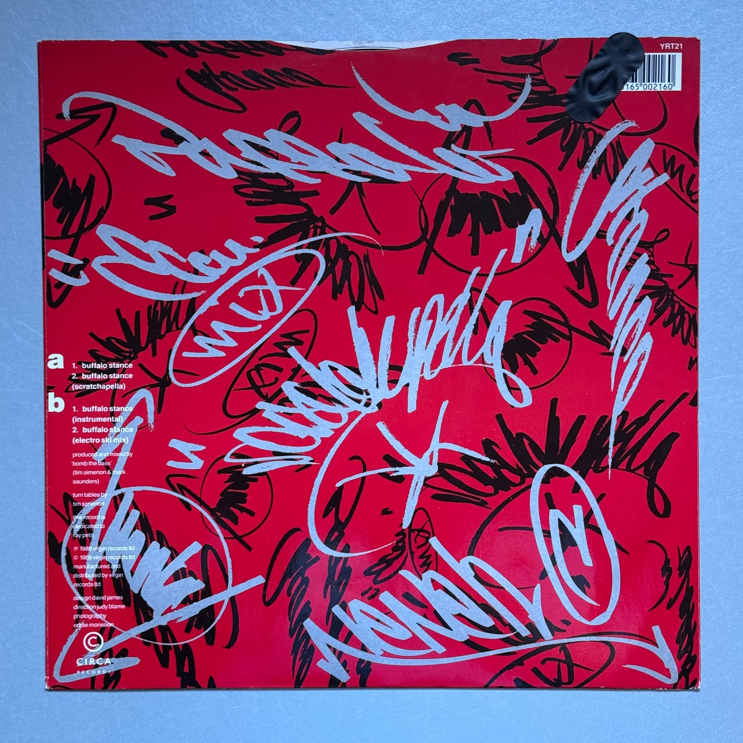 Neneh Cherry Buffalo Stance UK 12" single