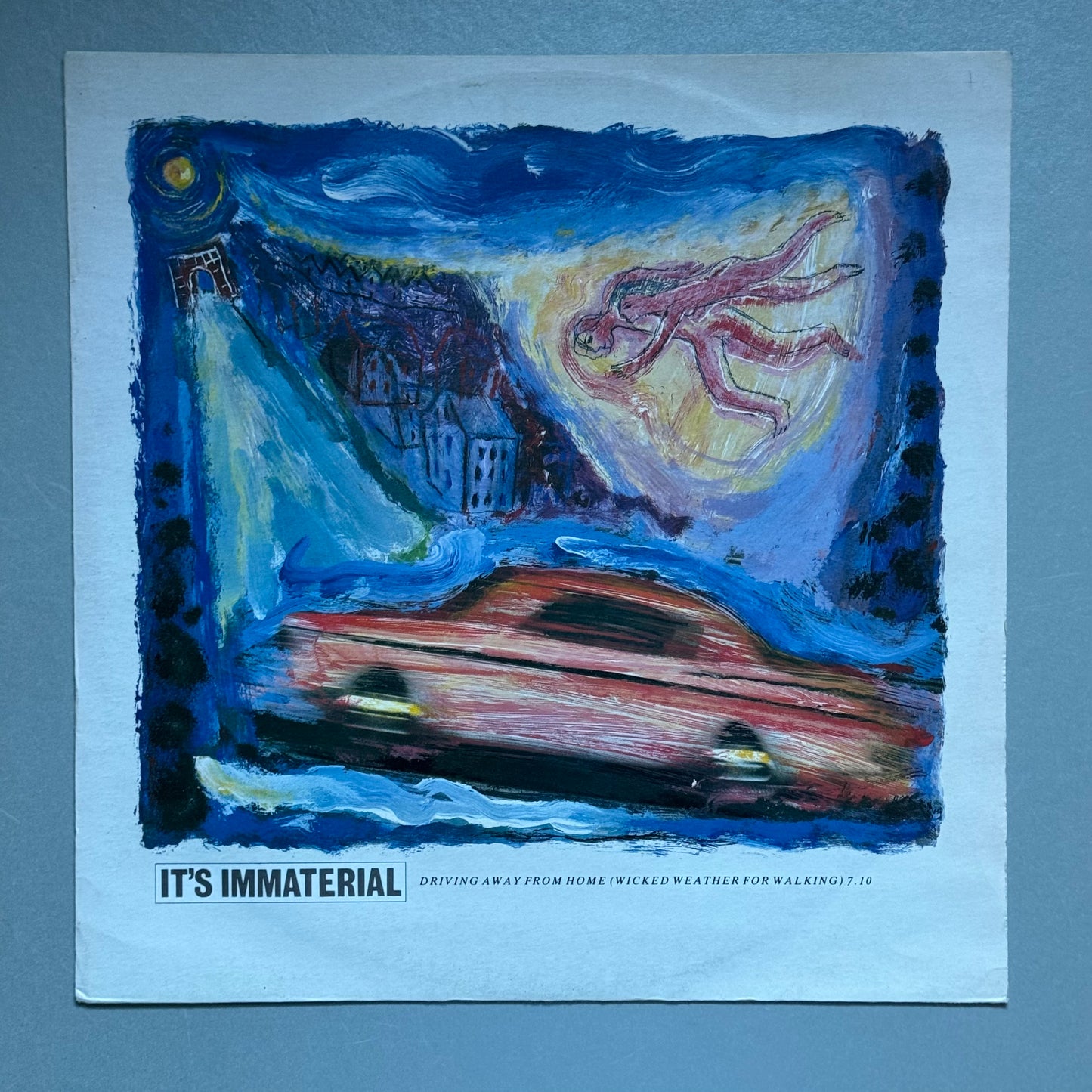 It's Immaterial Driving Away From Home UK 12" single