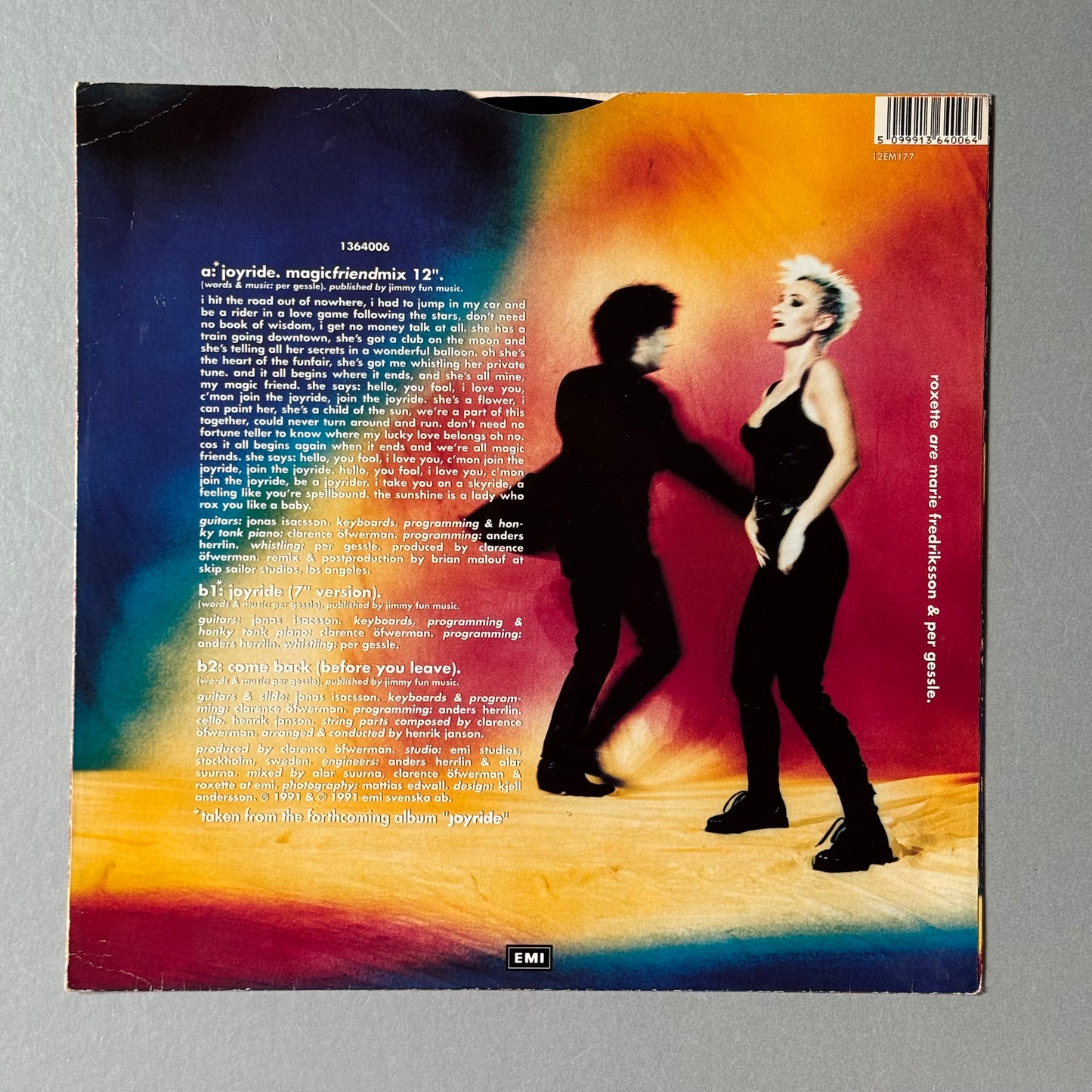 Roxette Joyride (Magic Friend Mix) UK 12" single