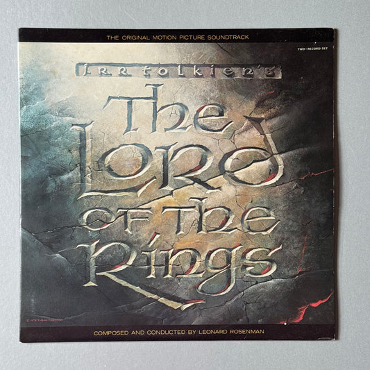 The Lord of the Rings Original 1978 Soundtrack vinyl 2LP