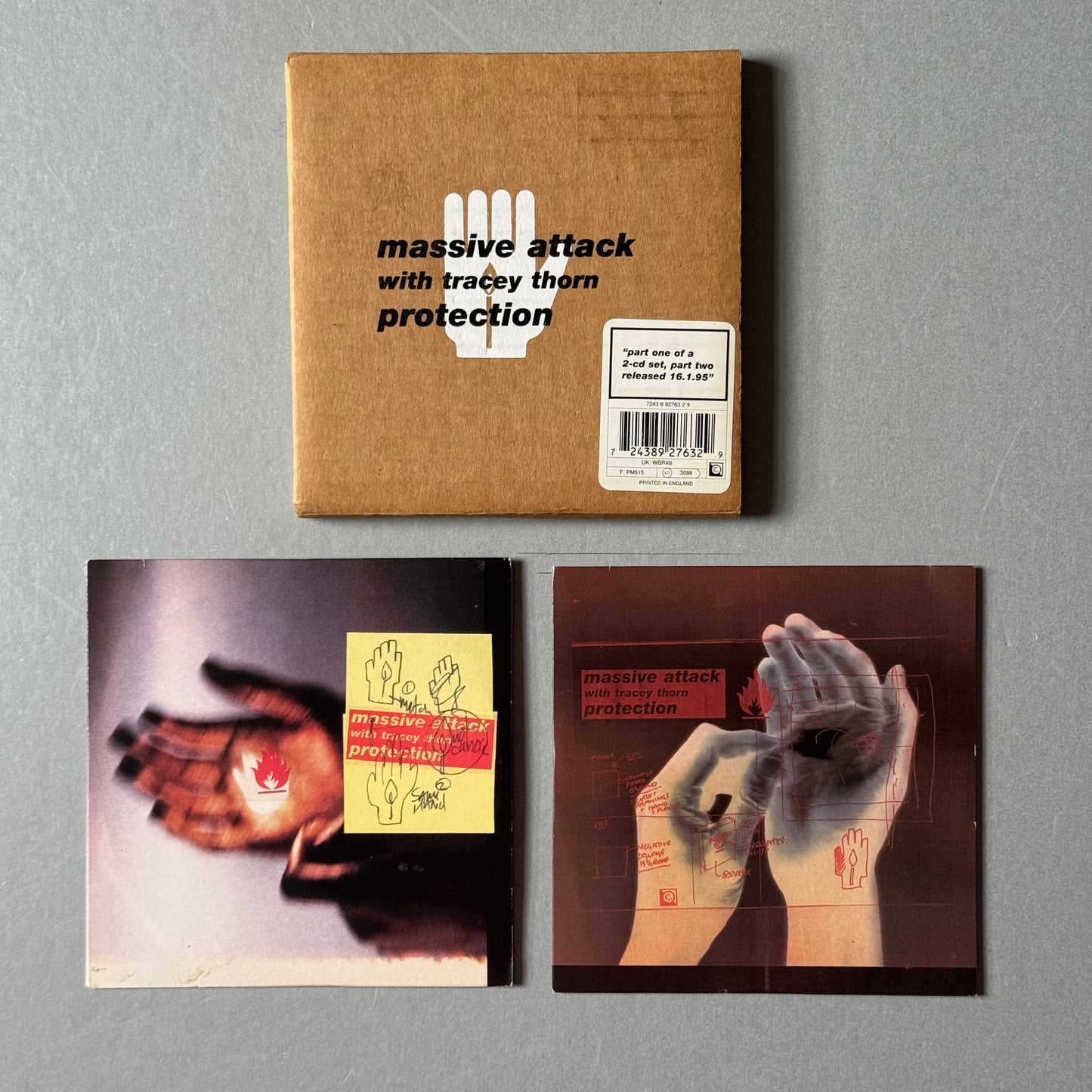 Massive Attack feat. Tracey Thorn Protection CD1 & CD2 in card slipcase