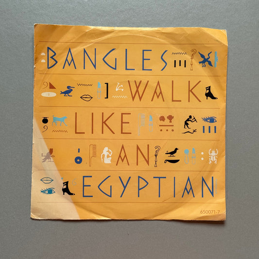Bangles Walk Like an Egyptian UK 7” single