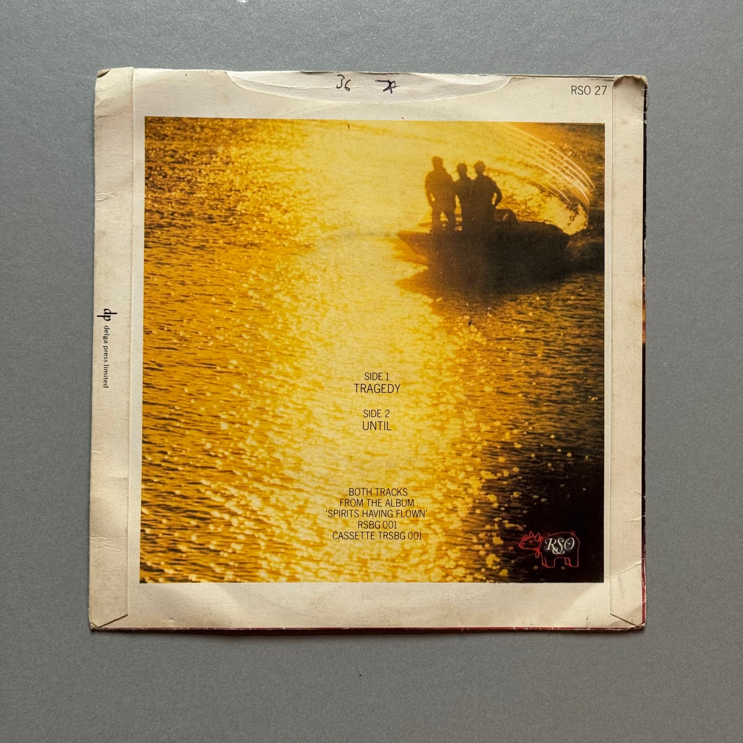 Bee Gees Tragedy UK 7” single