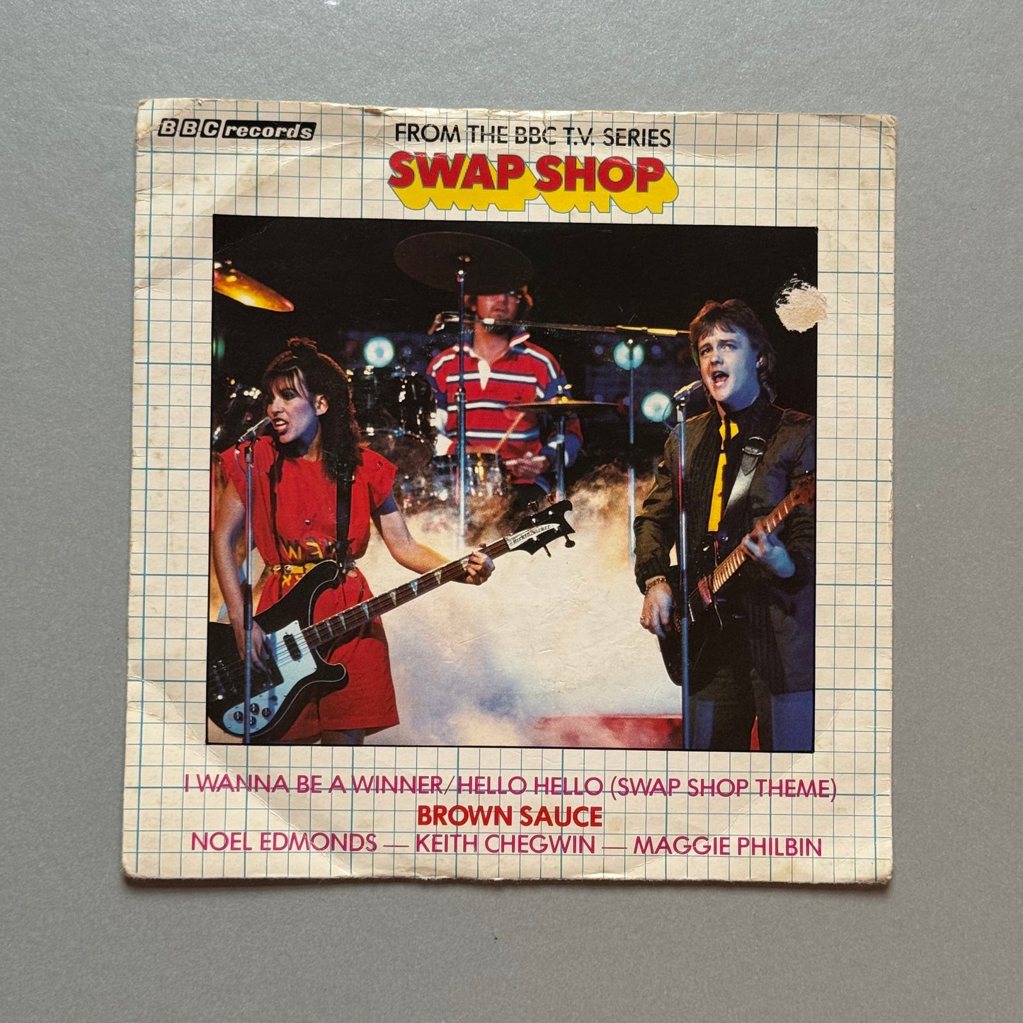 Brown Sauce I Wanna Be a Winner/ Hello Hello (Swap Shop theme) UK 7” single