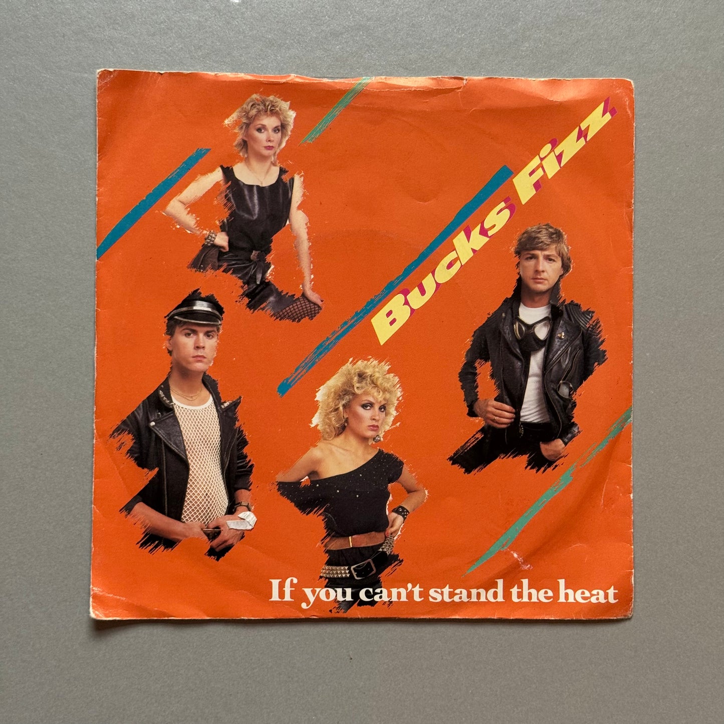 Bucks Fizz If You Can’t Stand the Heart UK 7” single orange sleeve